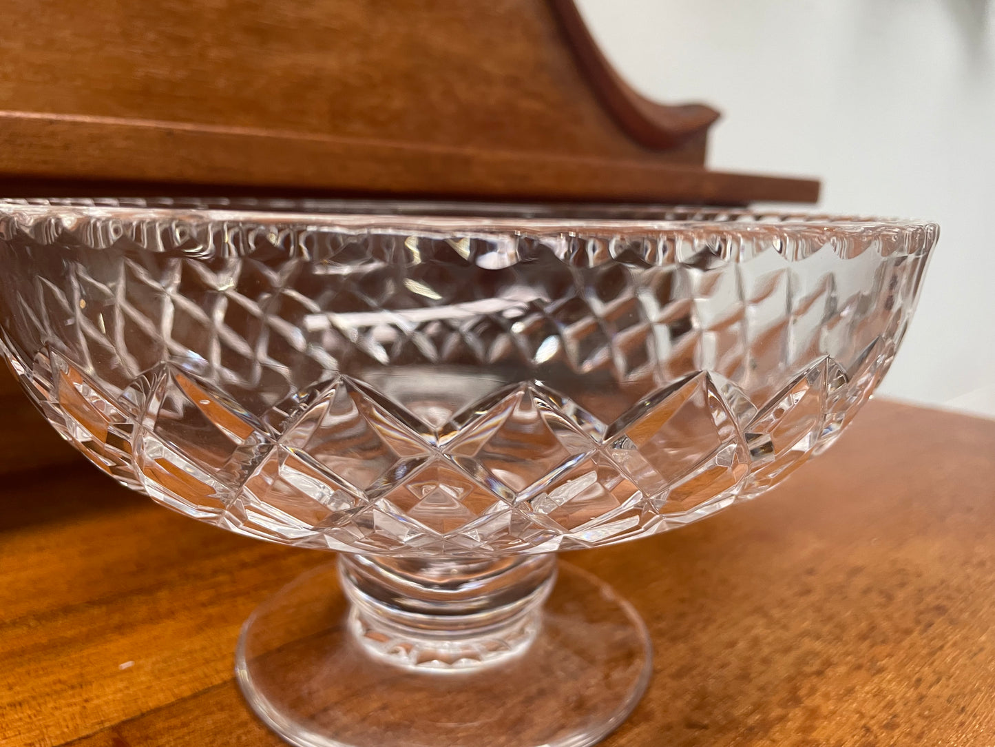 Stuart Crystal Large Footed Bowl
