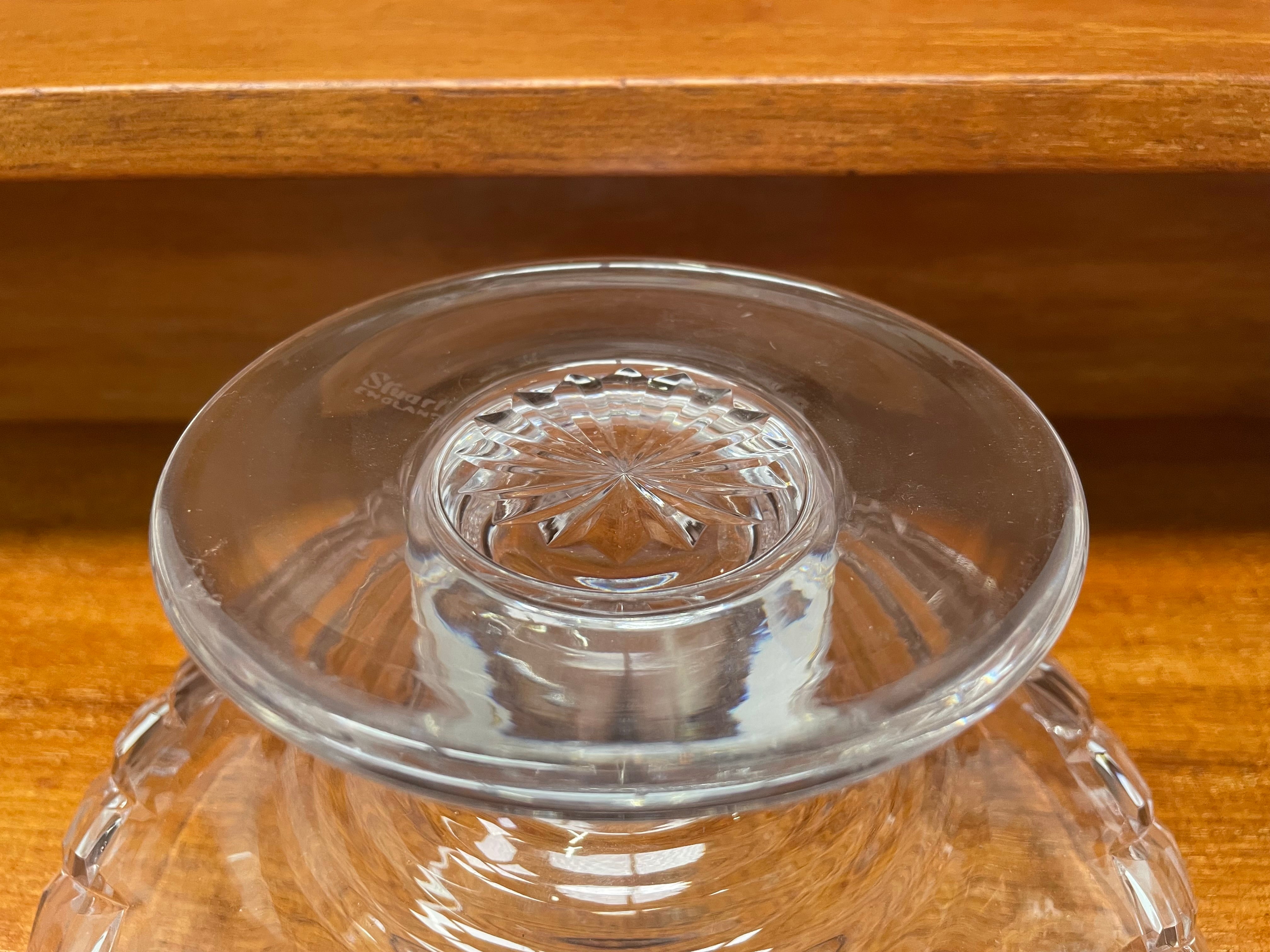 Stuart Crystal Large Footed Bowl | Antique & Vintage | Moonee Ponds Antiques | Australia Wide