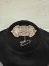 "Lega" Silver & Marcasite Double Dress Clip Brooch | Antique & Vintage | Moonee Ponds Antiques | Australia Wide Delivery