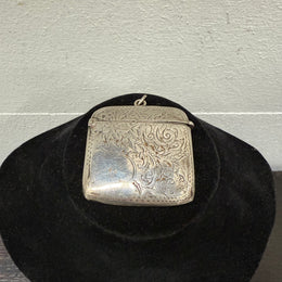 Edwardian Sterling Silver Vesta Case
