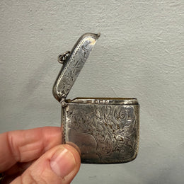 Edwardian Sterling Silver Vesta Case