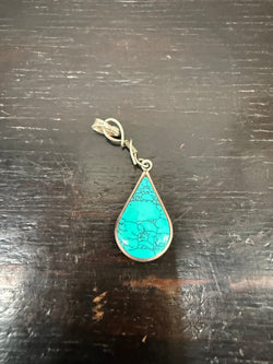 Vintage Silver And Turquoise Pendant | Antique & Vintage | Moonee Ponds Antiques | Australia Wide Delivery