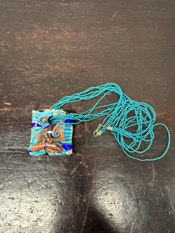 Vintage Murano Glass Pendant & Beads Chain Necklace | Antique & Vintage | Moonee Ponds Antiques | Australia Wide Delivery
