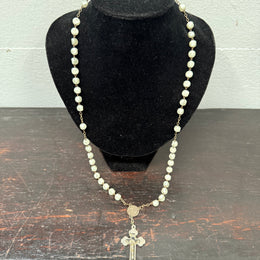 Vintage Mother Of Pearl Rosary Beads