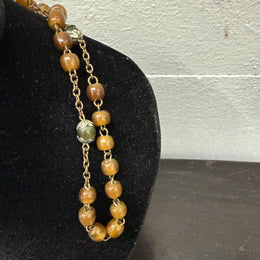Antique Horn Irish Rosary Beads