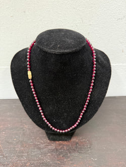 Vintage Garnet Bead Necklace | Antique & Vintage | Moonee Ponds Antiques | Australia Wide Delivery