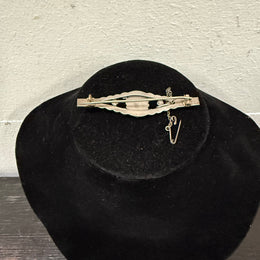 Vintage Mexican Silver & Turquoise Brooch