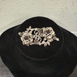 Stunning Silver Danish Floral Brooch