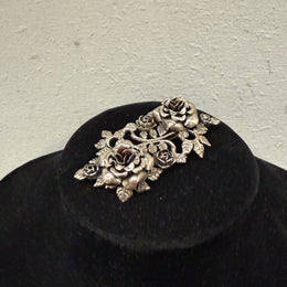 Stunning Silver Danish Floral Brooch