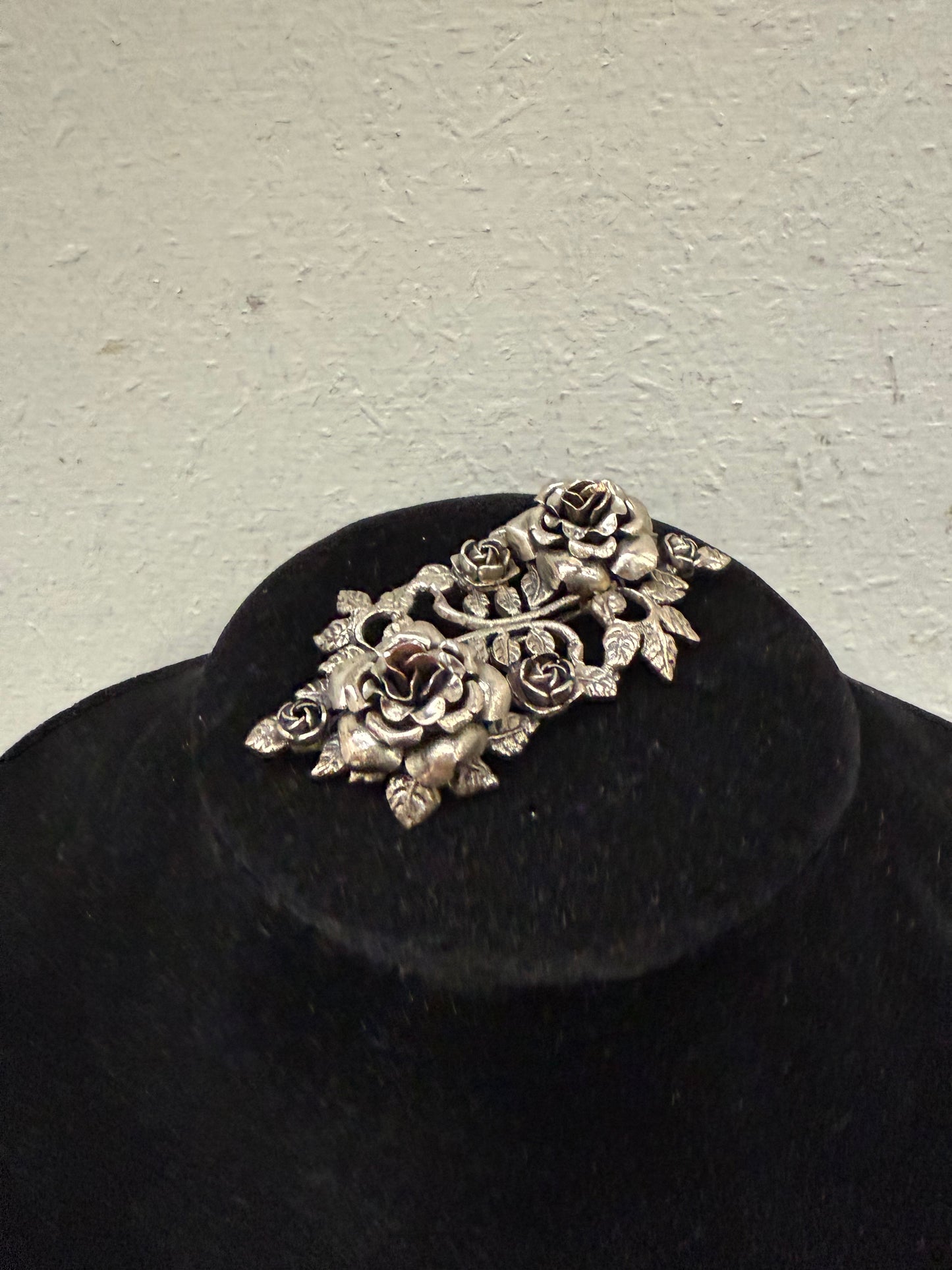 Stunning Silver Danish Floral Brooch