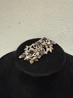 Stunning Silver Danish Floral Brooch | Antique & Vintage | Moonee Ponds Antiques | Australia Wide Delivery