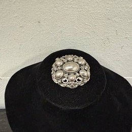 Vintage Silver Coloured Brooch