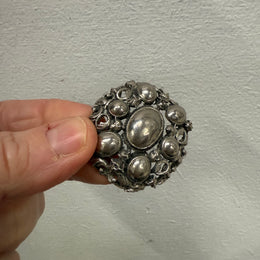 Vintage Silver Coloured Brooch