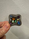Vintage Multi Stone Brooch | Antique & Vintage | Moonee Ponds Antiques | Australia Wide Delivery