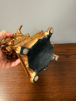 Vintage Gilt Cherub Playing Violin