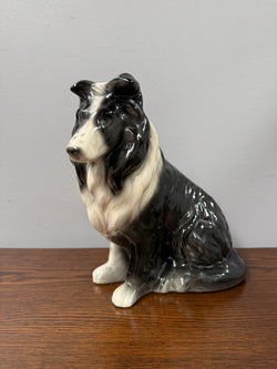 Vintage English Nelson "White Border Collie"