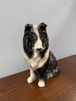 Vintage English Nelson "White Border Collie"