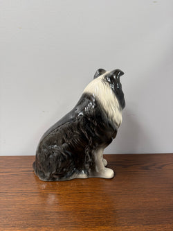 Vintage English Nelson "White Border Collie"