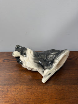 Vintage English Nelson "White Border Collie"