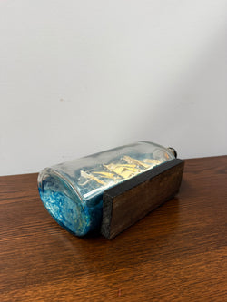 Vintage Model Ship In A Bottle Early 20th Century