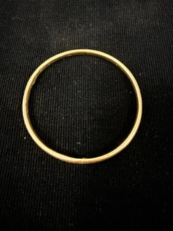 Antique 9ct Silver Lined Rose Gold Bangle