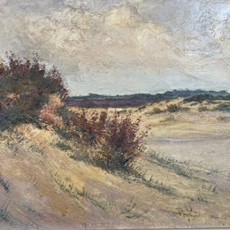 Lovely oil on canvas beach Scene Painting