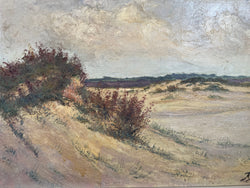 Lovely Oil on Canvas Beach Scene Painting | Antique & Vintage | Moonee Ponds Antiques | Australia Wide Delivery