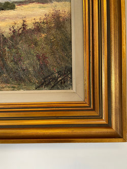 Belgium Oil on Canvas Landscape Painting | Antique & Vintage | Moonee Ponds Antiques | Australia Wide Delivery