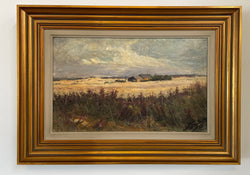 Belgium Oil on Canvas Landscape Painting | Antique & Vintage | Moonee Ponds Antiques | Australia Wide Delivery