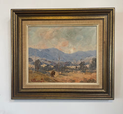 Framed Painting By John Angus | Antique & Vintage | Moonee Ponds Antiques | Australia Wide Delivery