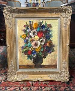 R. de Buck Belgium Framed Painting | Antique & Vintage | Moonee Ponds Antiques | Australia Wide Delivery