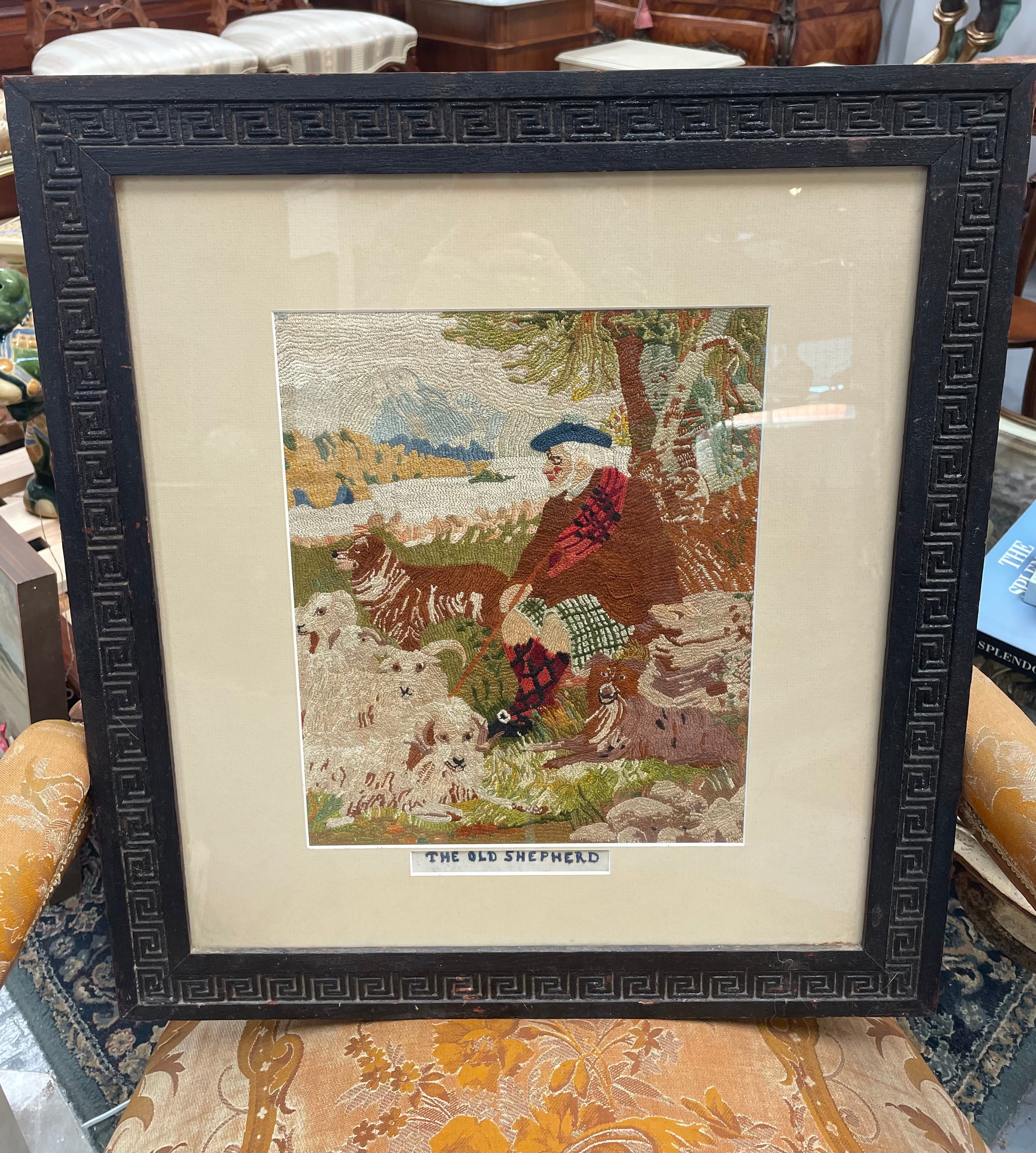 Edwardian Silk Tapestry Framed | Antique & Vintage | Moonee Ponds Antiques | Australia Wide Delivery