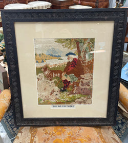 Edwardian Silk Tapestry Framed | Antique & Vintage | Moonee Ponds Antiques | Australia Wide Delivery