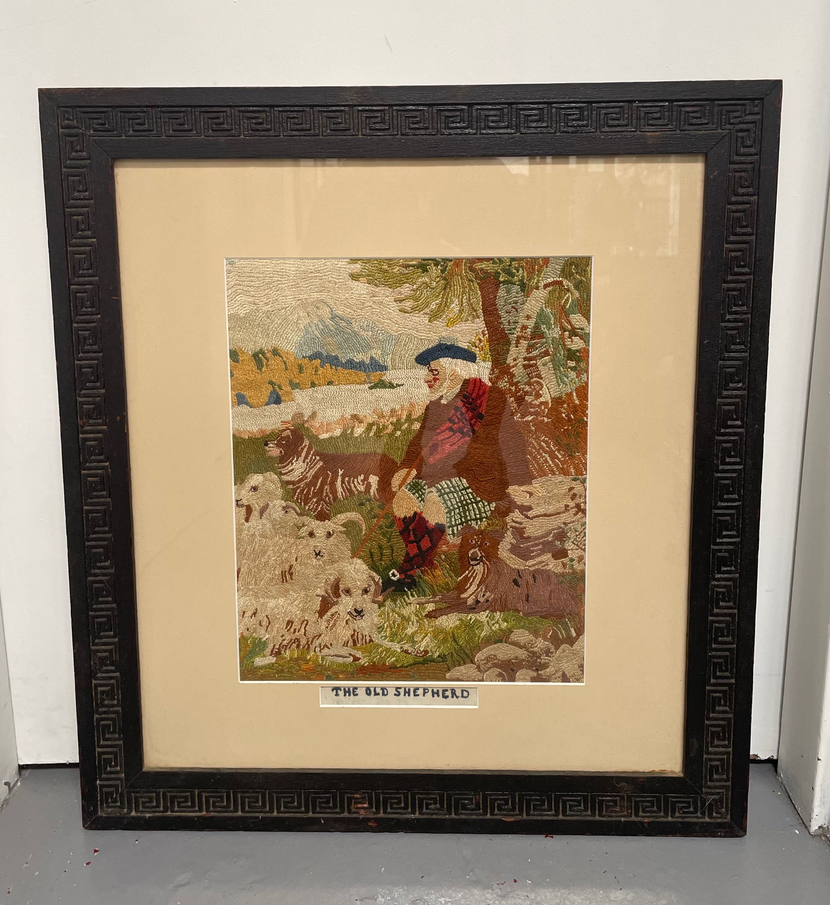Edwardian Silk Tapestry Framed | Antique & Vintage | Moonee Ponds Antiques | Australia Wide Delivery