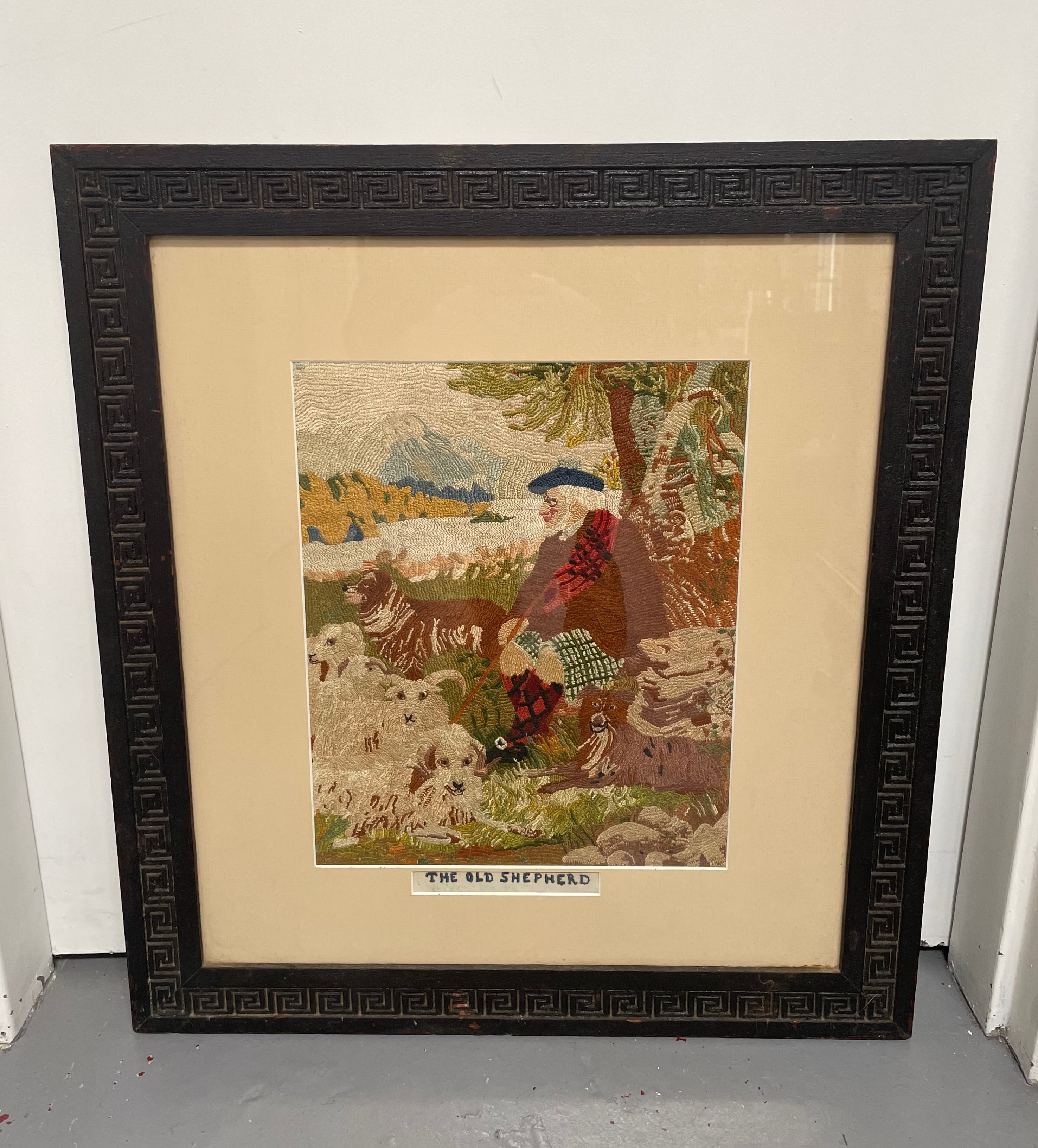 Edwardian Silk Tapestry Framed | Antique & Vintage | Moonee Ponds Antiques | Australia Wide Delivery