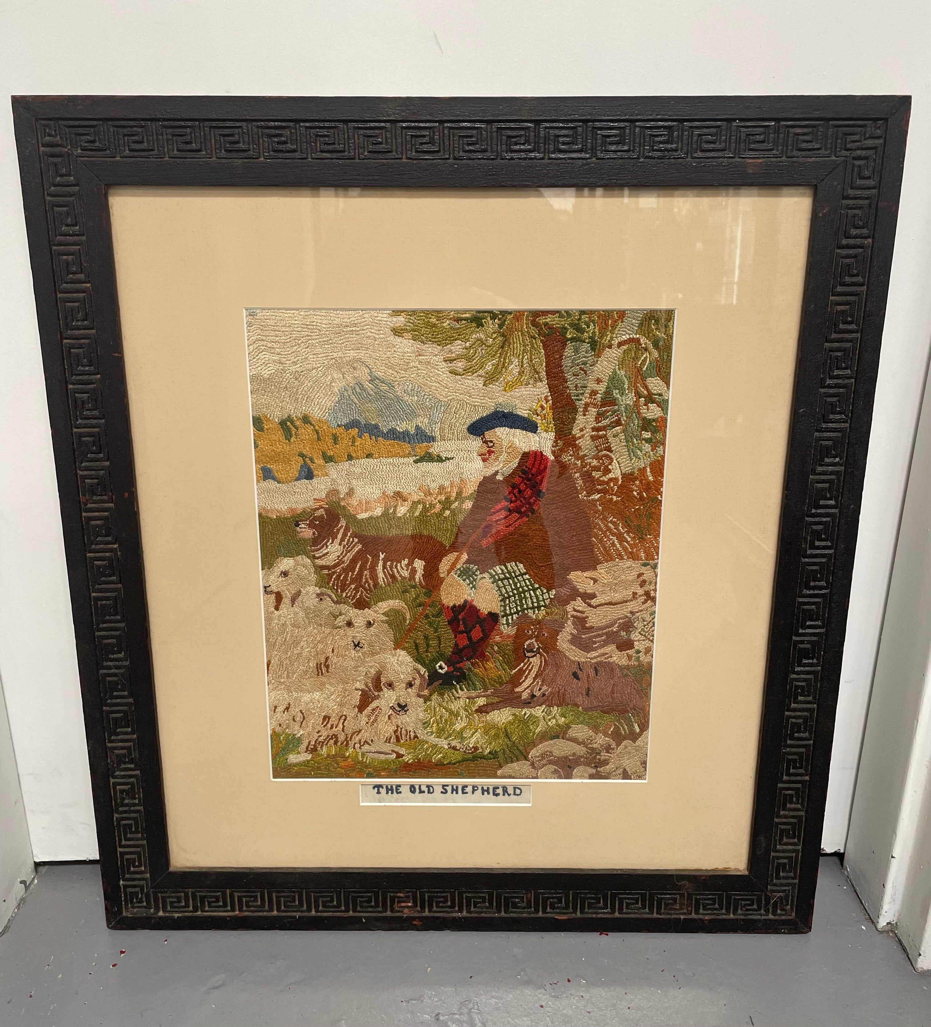 Edwardian Silk Tapestry Framed | Antique & Vintage | Moonee Ponds Antiques | Australia Wide Delivery