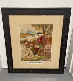 Edwardian Silk Tapestry Framed | Antique & Vintage | Moonee Ponds Antiques | Australia Wide Delivery