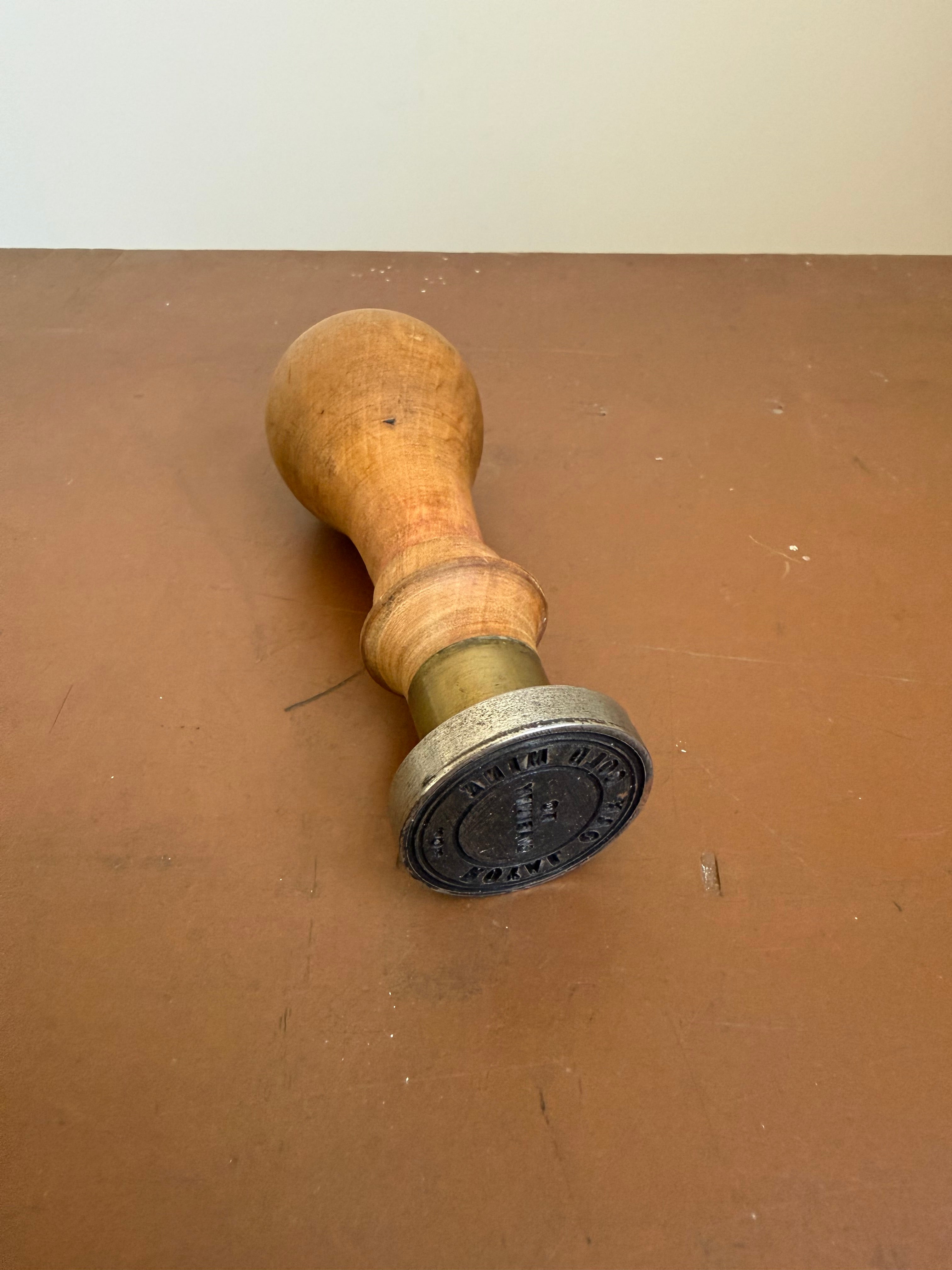 Rare Royal Oak Gold Mine Wax Seal Stamp