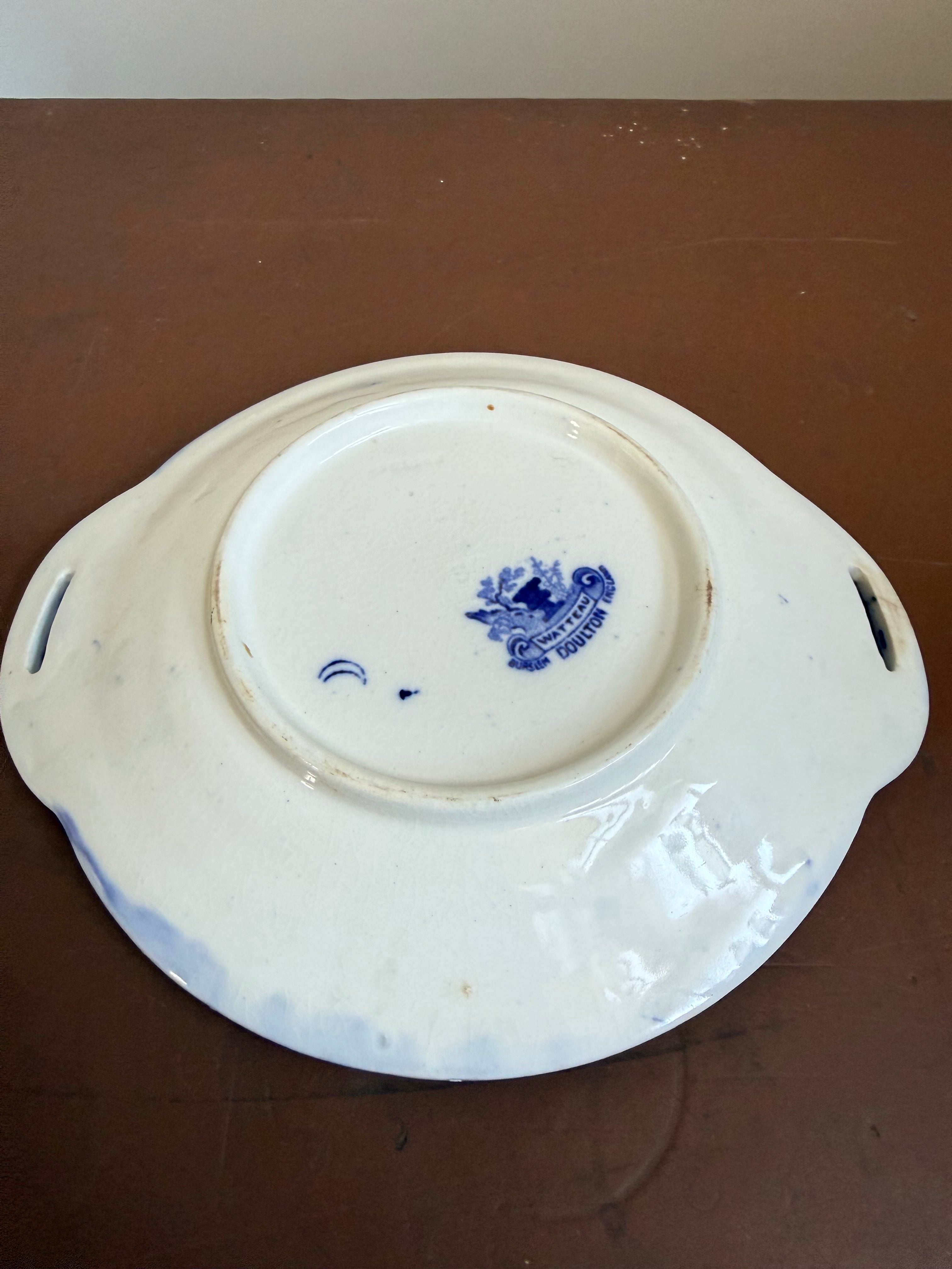 Vintage Doulton Watteau Pattern Plate