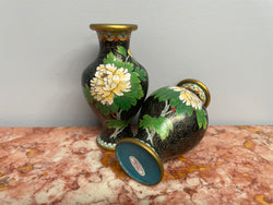 Pair of Vintage Chinese Cloisonne Vases | Antique & Vintage | Moonee Ponds Antiques | Australia Wide Delivery