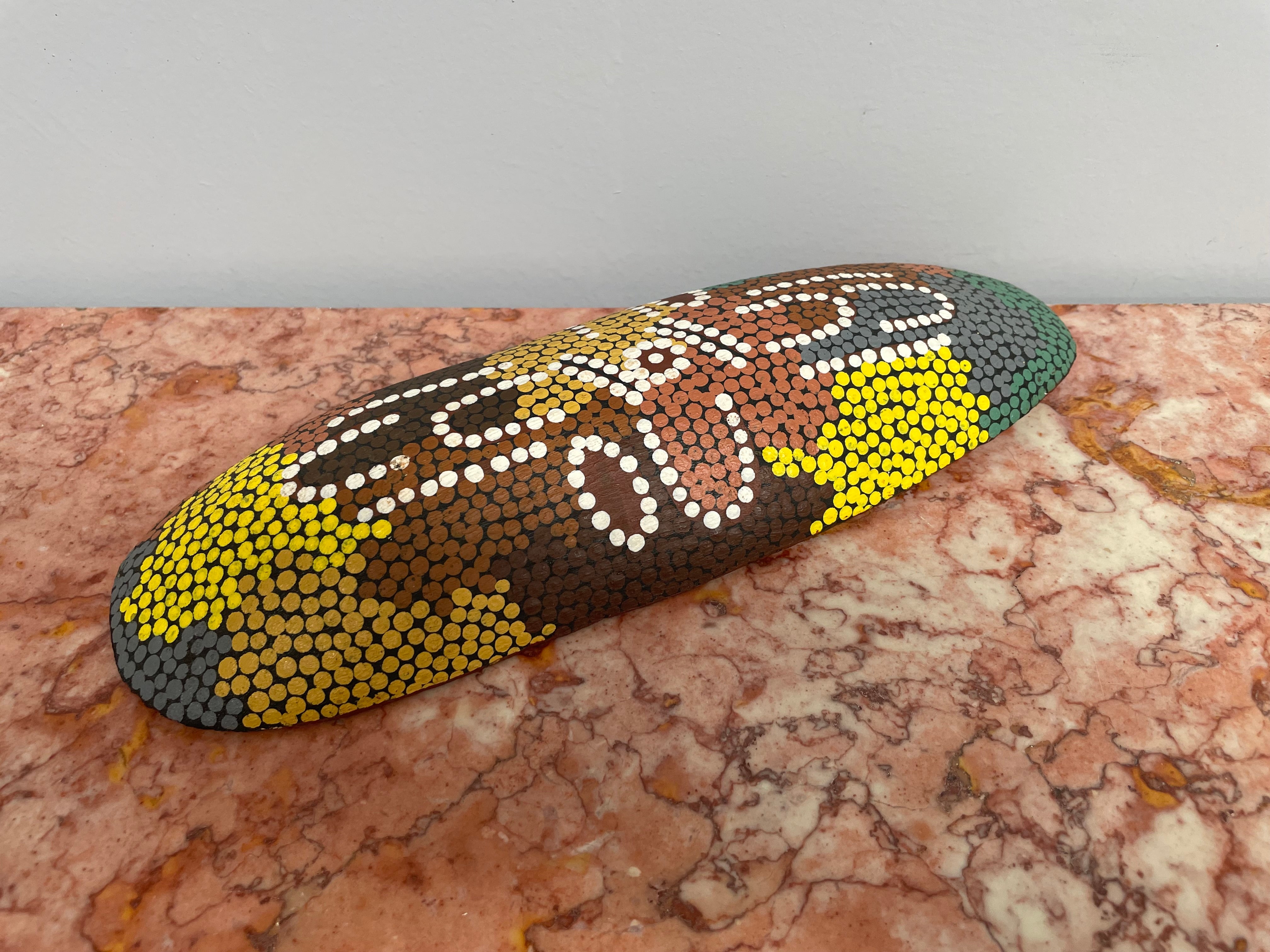 Decorative Hand Painted Shield | Antique & Vintage | Moonee Ponds Antiques | Australia Wide Delivery