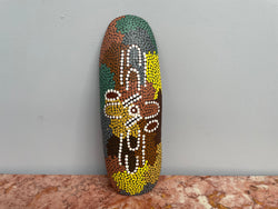 Decorative Hand Painted Shield | Antique & Vintage | Moonee Ponds Antiques | Australia Wide Delivery