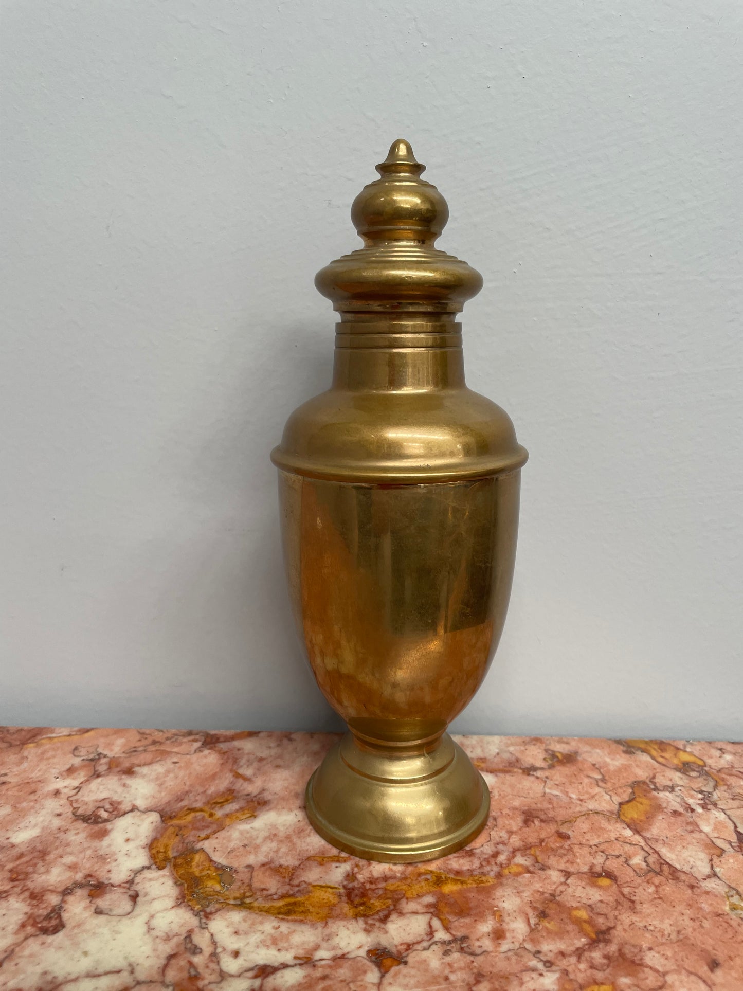 Vintage Brass Cocktail Shaker