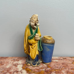 Vintage Chinese Pottery Figurine