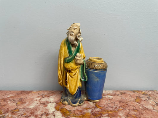 Vintage Chinese Pottery Figurine