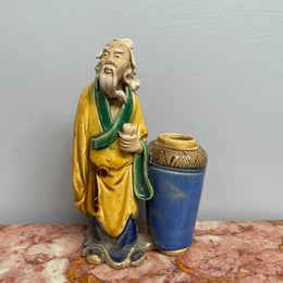 Vintage Chinese Pottery Figurine