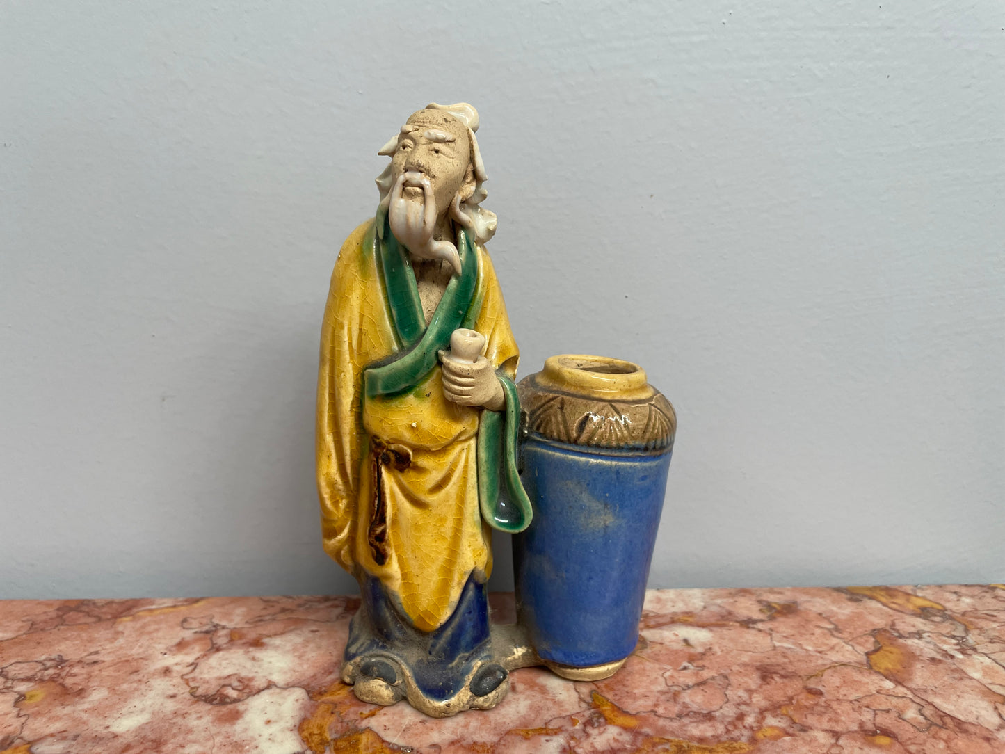 Vintage Chinese Pottery Figurine