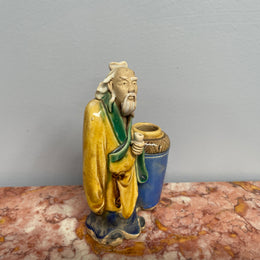 Vintage Chinese Pottery Figurine