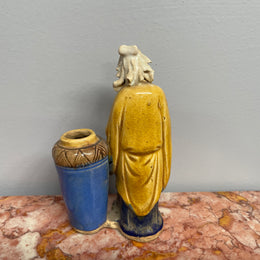 Vintage Chinese Pottery Figurine