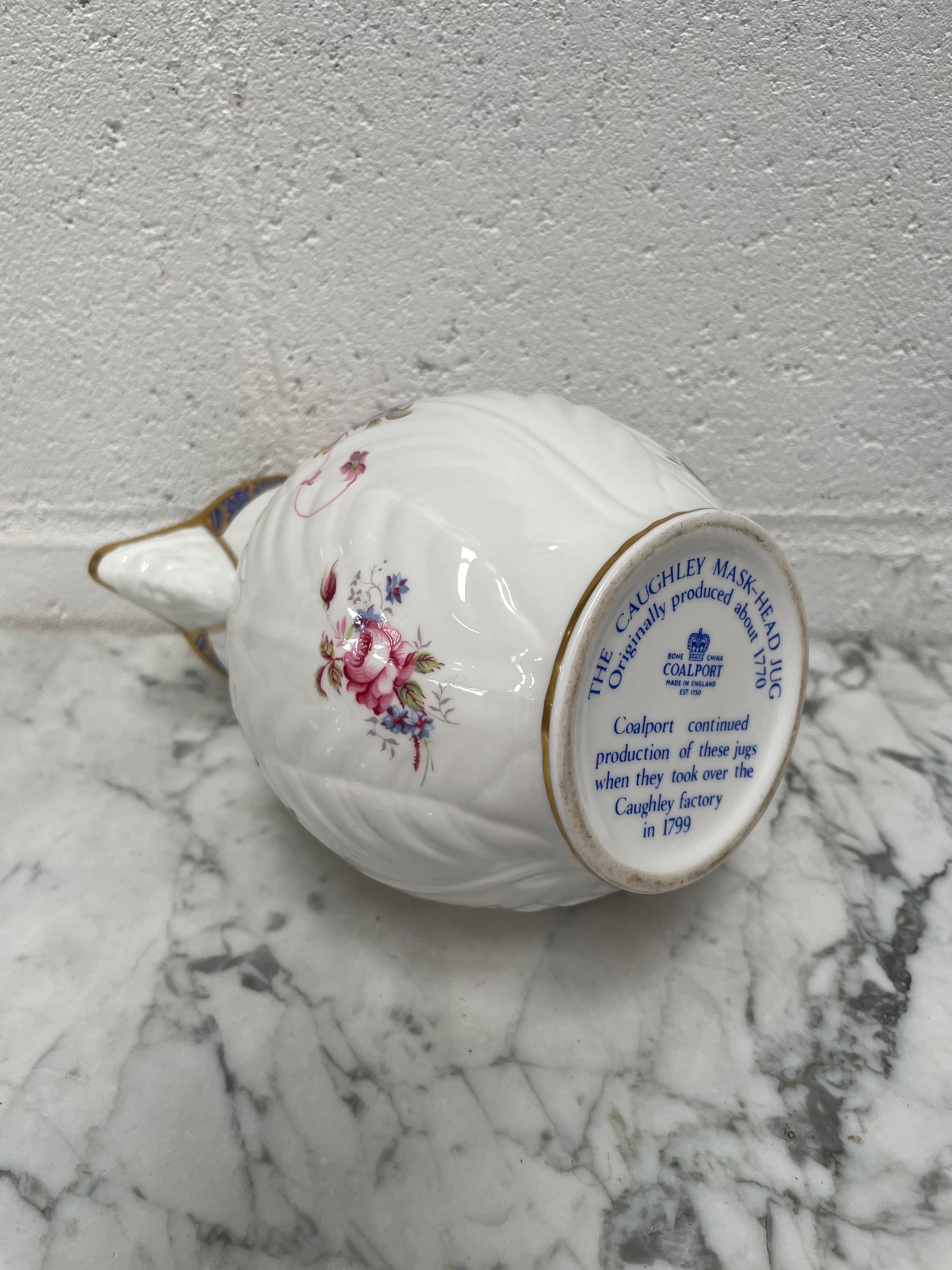 Vintage Coalport Caughley Mask Head Jug | Antique & Vintage | Moonee Ponds Antiques | Australia Wide Delivery
